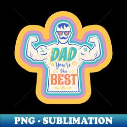 Best father - Decorative Sublimation PNG File - Bring Your Designs to Life