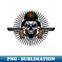 Skull Guns - Modern Sublimation PNG File - Transform Your Sublimation Creations
