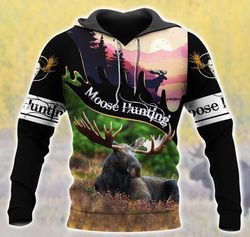 Moose Hunting 3D All Over Print | Unisex | Adult | Ht5191