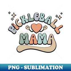retro pickleball mama mothers day - creative sublimation png download - perfect for sublimation art