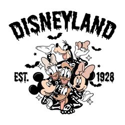 Neverland Est 1928 Mouse Cartoon and Friends SVG Download