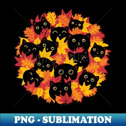 Autumn Kittens - Signature Sublimation PNG File - Add a Festive Touch to Every Day