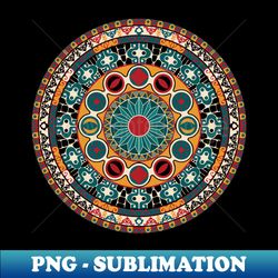 Mandala Abstract circle vector geometric ornament - Modern Sublimation PNG File - Bold & Eye-catching