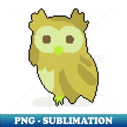 Wise Whispers Pixel Art Owl Design for Trendy Fashio - Trendy Sublimation Digital Download - Perfect for Sublimation Art