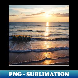 Evening Waves - High-Quality PNG Sublimation Download - Vibrant and Eye-Catching Typography