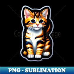 Cute Cat - Aesthetic Sublimation Digital File - Perfect for Creative Projects