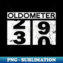 Oldometer 30 Awesome Counting 30th Birthday Gift - Unique Sublimation PNG Download - Defying the Norms