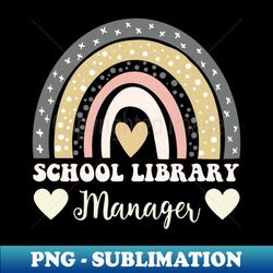 School Librarian Library Worker Appreciation - PNG Transparent Sublimation File - Defying the Norms
