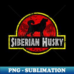 Retro Siberian Husky Dad Vintage Dog Father Pet Dog Papa - Elegant Sublimation PNG Download - Instantly Transform Your Sublimation Projects