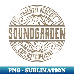 Soundgarden Vintage Ornament - Modern Sublimation PNG File - Add a Festive Touch to Every Day