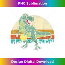 Dinosaur Frolf Player Gift T Rex Golfer Dino Retro Disc - Futuristic PNG Sublimation File - Craft with Boldness and Assurance
