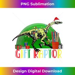Womens Funny Christmas Dinosaur Gift Raptor V- - Edgy Sublimation Digital File - Challenge Creative Boundaries