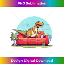 Funny Couch Dinos - Sleek Sublimation PNG Download - Rapidly Innovate Your Artistic Vision