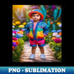 kids - Retro PNG Sublimation Digital Download - Perfect for Sublimation Mastery