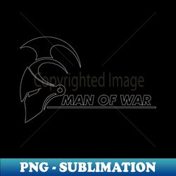MAN OF WAR Radiohead - Artistic Sublimation Digital File - Vibrant and Eye-Catching Typography