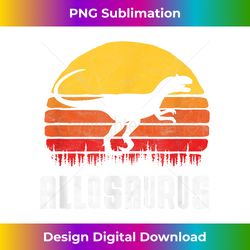 Vintage Allosaurus Dinosaur - Retro - Timeless PNG Sublimation Download - Rapidly Innovate Your Artistic Vision