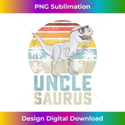 Unclesaurus T Rex Dinosaur Uncle Saurus Family Matching Tank - Sleek Sublimation PNG Download - Spark Your Artistic Genius