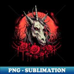 Creepy Unicorn - Digital Sublimation Download File - Bring Your Designs to Life