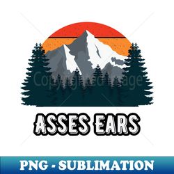 Asses Ears - Signature Sublimation PNG File - Enhance Your Apparel with Stunning Detail
