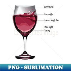 wine funny modern bar cart - high-quality png sublimation download - enhance your apparel with stunning detail