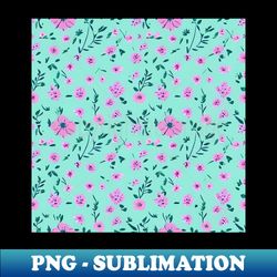 a small flower pattern watercolor style - digital sublimation download file - perfect for sublimation mastery
