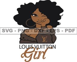 Louis Vuitton Girl Svg, Fashion Brand Logo 204