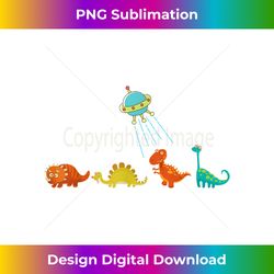 Dinosaur Alien Abduc - Edgy Sublimation Digital File - Ideal for Imaginative Endeavors