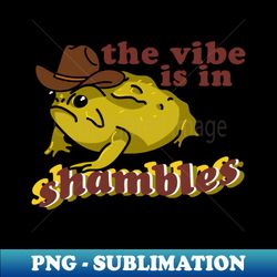 Vibe Frog - Exclusive PNG Sublimation Download - Perfect for Creative Projects