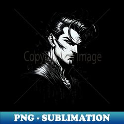 Handsome vampire - PNG Transparent Sublimation Design - Add a Festive Touch to Every Day