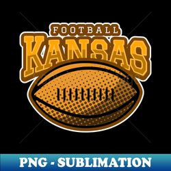love football kansas city football - decorative sublimation png file - bring your designs to life