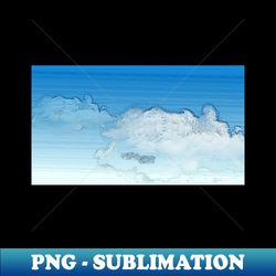 Blue Sky Clouds - Elegant Sublimation PNG Download - Perfect for Sublimation Mastery