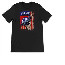 82nd Airborne Division US Flag Tear All The Way Paratrooper T-shirt, Sweatshirt & Hoodie
