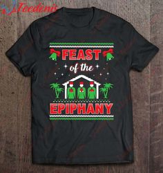 Feast Of The Epiphany Three Kings Filipino Christmas Holiday T-Shirt, Short Sleeve Kids Christmas Shirts Family  Wear Lo