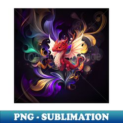 Mystical dragon - Modern Sublimation PNG File - Boost Your Success with this Inspirational PNG Download
