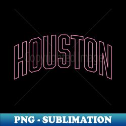 Houston Pink Outline - Premium Sublimation Digital Download - Perfect for Creative Projects