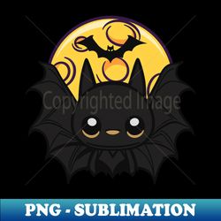 bat Moon - High-Resolution PNG Sublimation File - Fashionable and Fearless