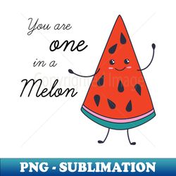 Kawaii piece of watermelon - Decorative Sublimation PNG File - Perfect for Creative Projects