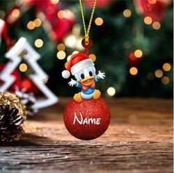 Donald Duck Christmas Ornament, Disney World Ornaments, Disneyland Ornament