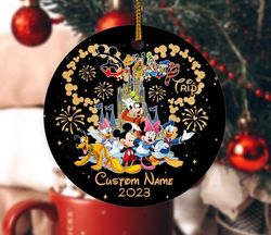 Personalized Disney Ornament,, Disney Family Christmas Ornament