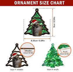 Personalized Suncatcher Ornaments, Christmas Tree Suncatcher
