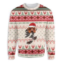 Dachshund Unisex Ugly Christmas Sweater for Men Women