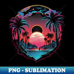 Synthwave 80s neon - Vintage Sublimation PNG Download - Boost Your Success with this Inspirational PNG Download