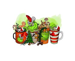 Grinch Christmas SVG, christmas svg, grinch svg, grinchy green svg, funny grinch svg, cute grinch svg, santa hat svg 82