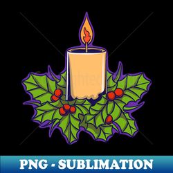 christmas candle - professional sublimation digital download - perfect for personalization