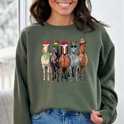 Christmas Horse SweatShirt , Western Christmas Horse Sweater, Horse Reindeer Shirt , Christmas Gifts, Funny Christmas Sh
