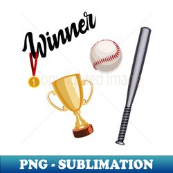 Baseball winner - Creative Sublimation PNG Download - Enhance Your Apparel with Stunning Detail