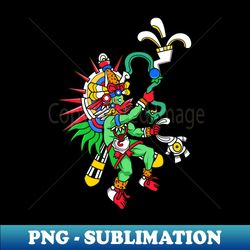 Aztec God of the Wind - Quetzalcoatl - Special Edition Sublimation PNG File - Enhance Your Apparel with Stunning Detail