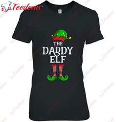 Daddy Elf Matching Family Group Christmas Party Pajama Shirt, Funny Christmas Shirts For Adults  Wear Love, Share Beauty