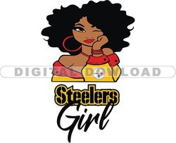 Steelers Girl Svg, Girl Svg, Football Team Svg, NFL Team Svg, Png, Eps, Pdf, Dxf file 26