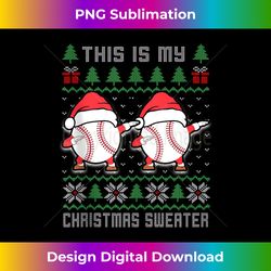 sport ugly design for men boys christmas baseball tank top - bespoke sublimation digital file - channel your creative rebel